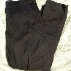 NWOT AEO black trousers regular length size 16